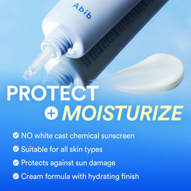 Abib Watery Hyaluron Sunscreen tube side view