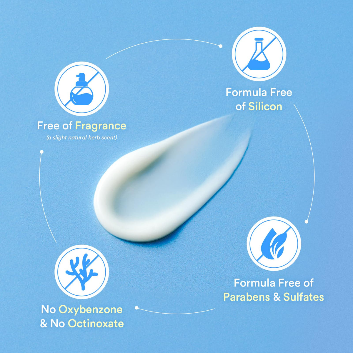 Abib Watery Hyaluron Sunscreen with makeup products