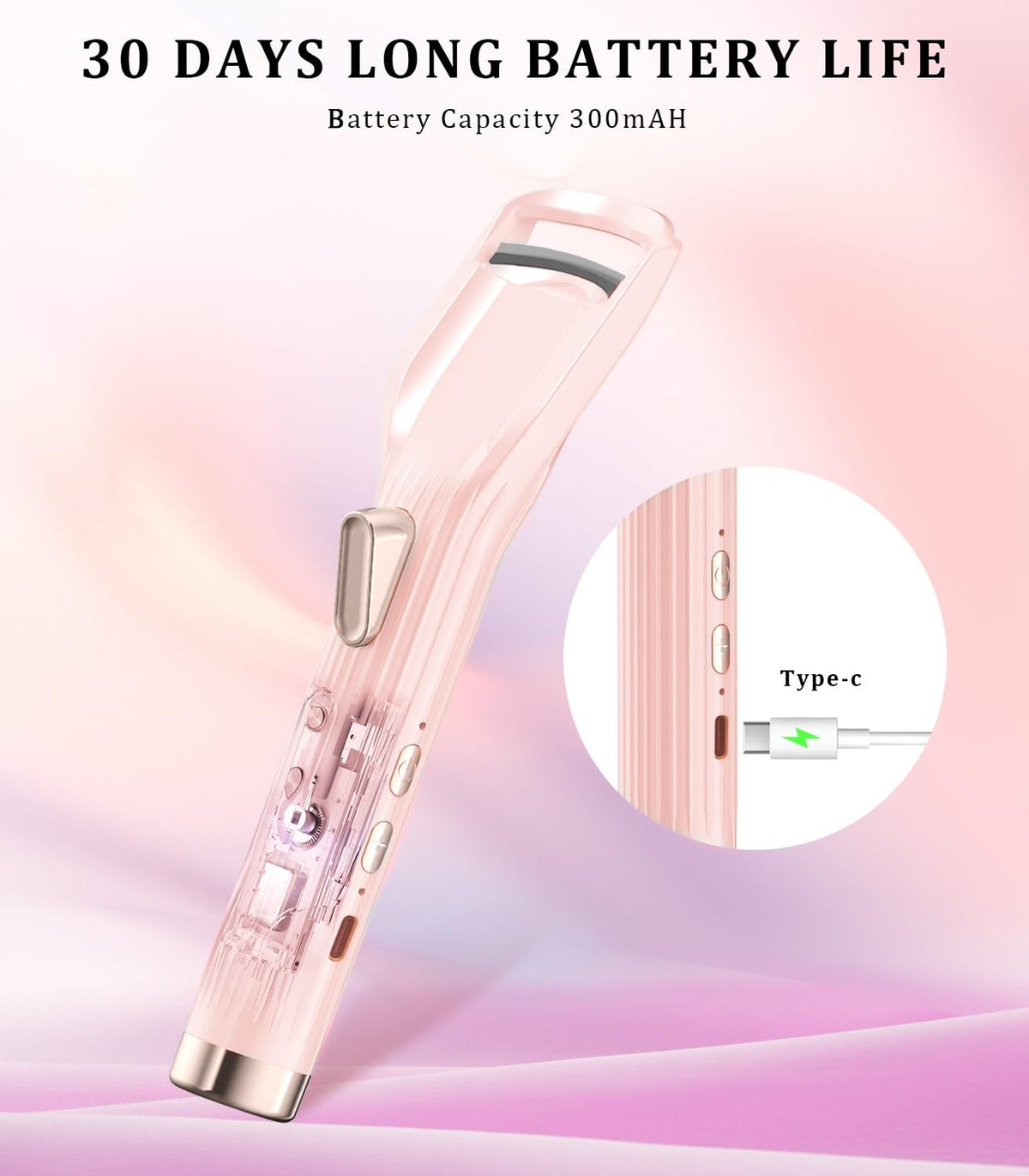 Acavado Heated Eyelash Curler with temperature settings