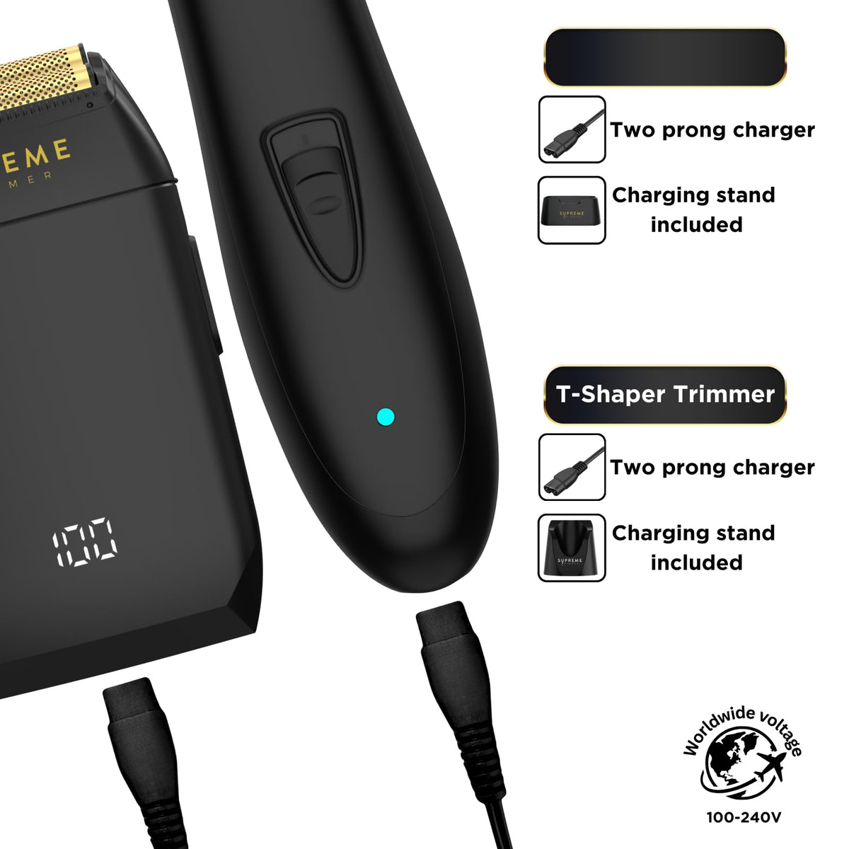 Accessories included in the Trimmer kit