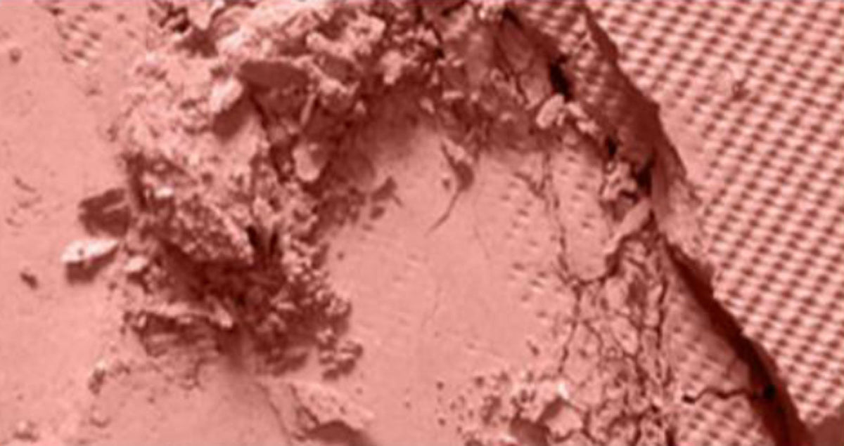 AcM Powder Blush Melba open view showing product