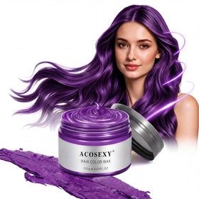 Acosexy Purple Temporary Hair Color Wax Dye front view