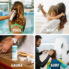 Active COCO Pre Swim Hair Protection Spray packaging details