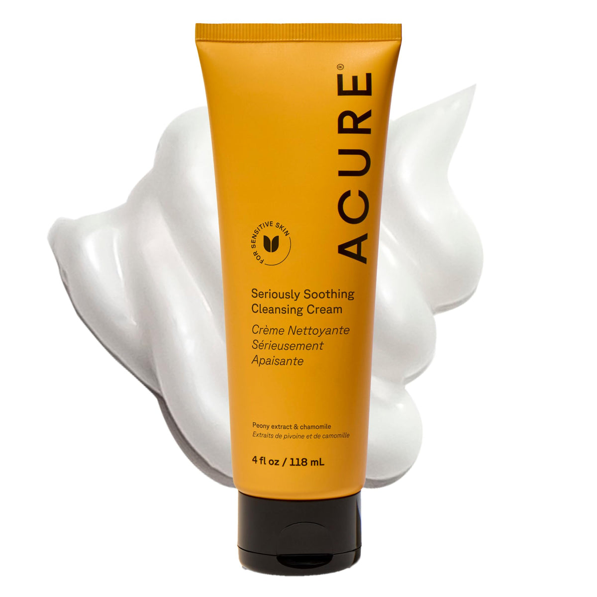 Acure Seriously Soothing Cleansing Cream 4 fl oz front view