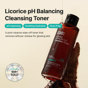 ACWELL Licorice Toner bottle with label details