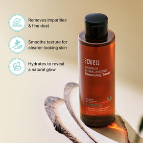 ACWELL Licorice Toner with green tea and peony root extracts