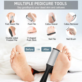 AdamPark Electric Callus Remover packaging and accessories