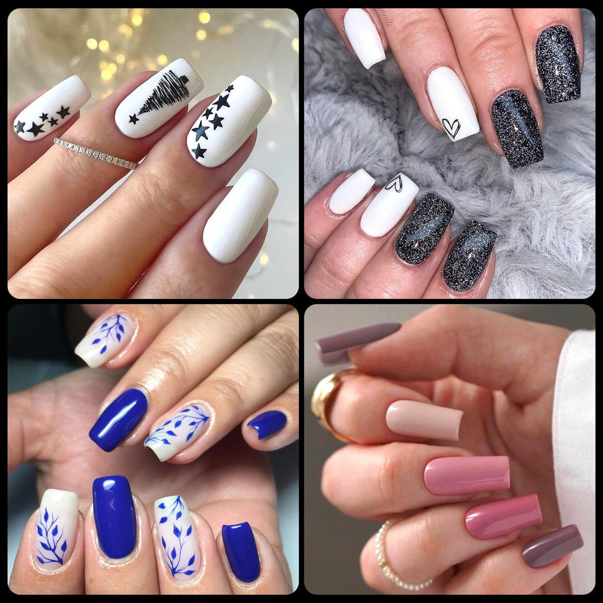 AddFavor nail tips packaging with product details