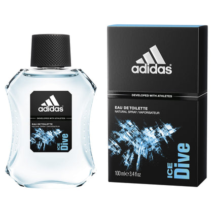 adidas Ice Dive Eau de Toilette 3.4 ounce front view