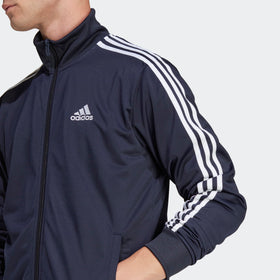 adidas Men's 3-Stripes Tricot Track Suit back view