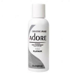 Adore Electric Lime hair dye application on hair