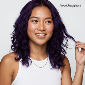 Adore Rich Eggplant hair dye bottle side view