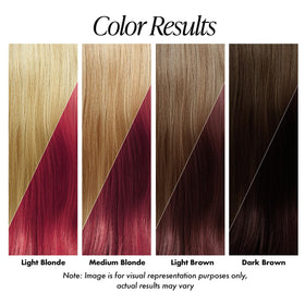 Adore Semi Permanent Hair Color 069 Wild Cherry application on hair
