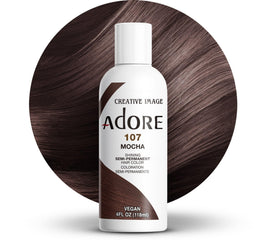 Adore Semi Permanent Hair Color 107 Mocha front view