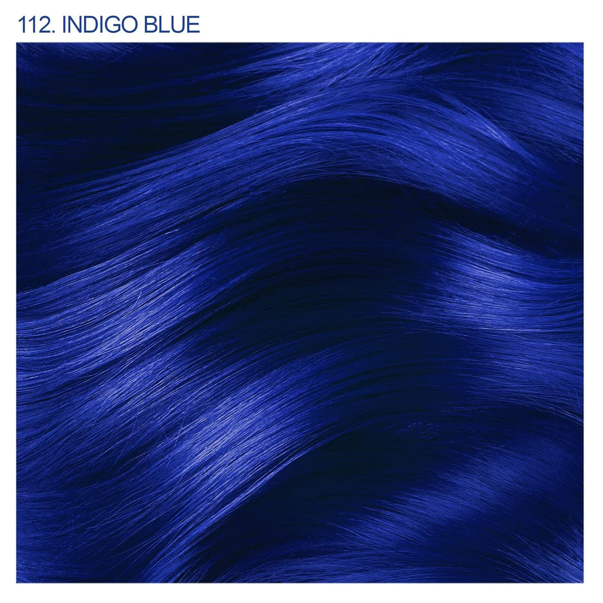 Adore Semi Permanent Hair Color 112 Indigo Blue packaging details