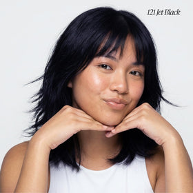 Adore Semi Permanent Hair Color 121 Jet Black bottle side view