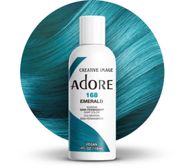 Adore Semi Permanent Hair Color 168 Emerald front view