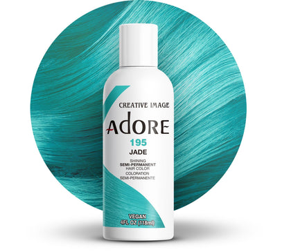 Adore Semi Permanent Hair Color 195 Jade front view