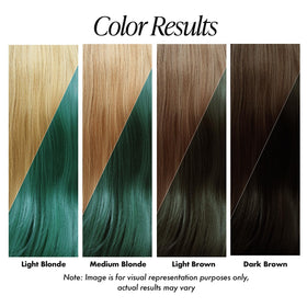 Adore Semi Permanent Hair Color Clover application on hair