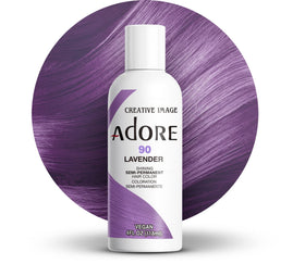 Adore Semi Permanent Hair Color Lavender 4 Fl Oz front view