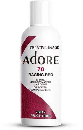 Adore Semi Permanent Hair Color Raging Red 4 Fl Oz front view