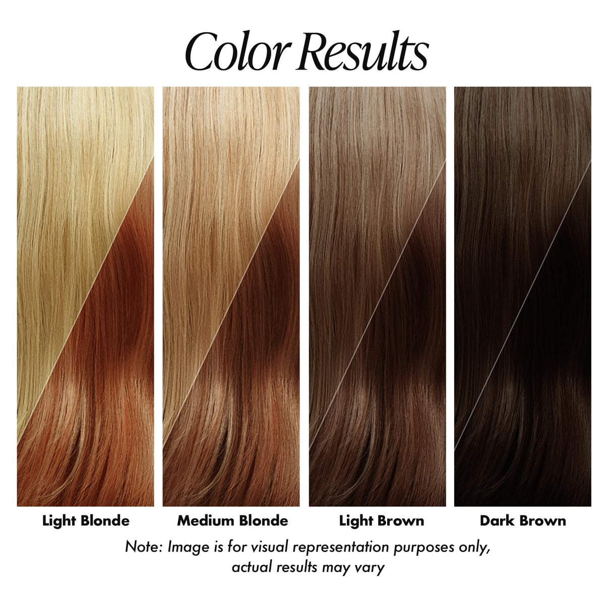 Adore Semi Permanent Hair Colour 052 French Cognac application on hair