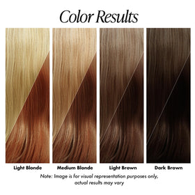 Adore Semi Permanent Hair Colour 052 French Cognac application on hair