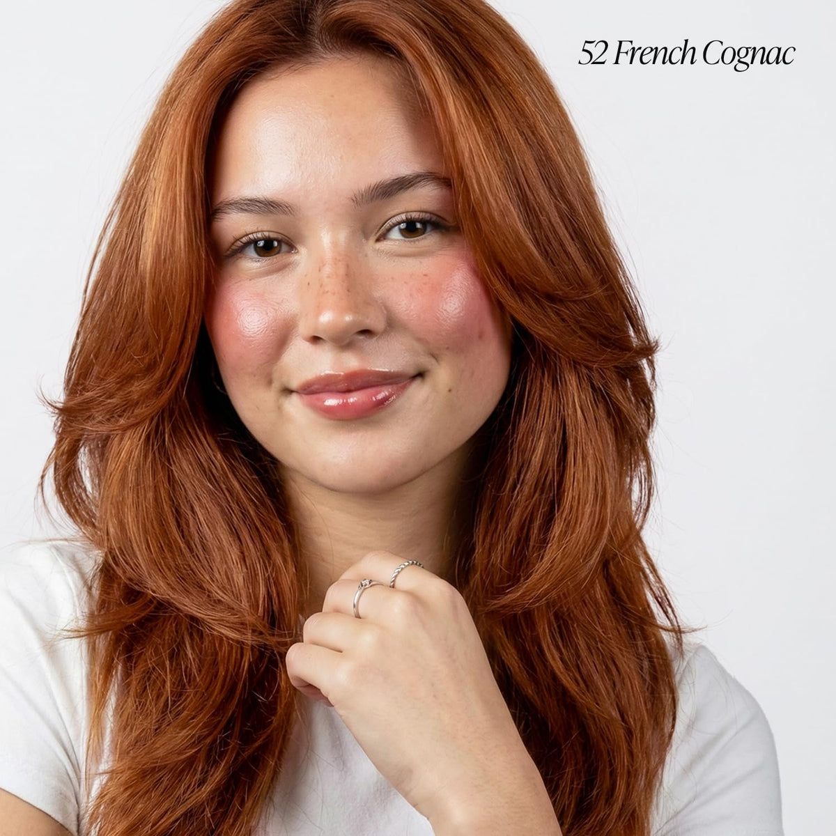 Adore Semi Permanent Hair Colour 052 French Cognac bottle with cap