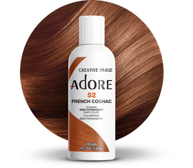 Adore Semi Permanent Hair Colour 052 French Cognac front view