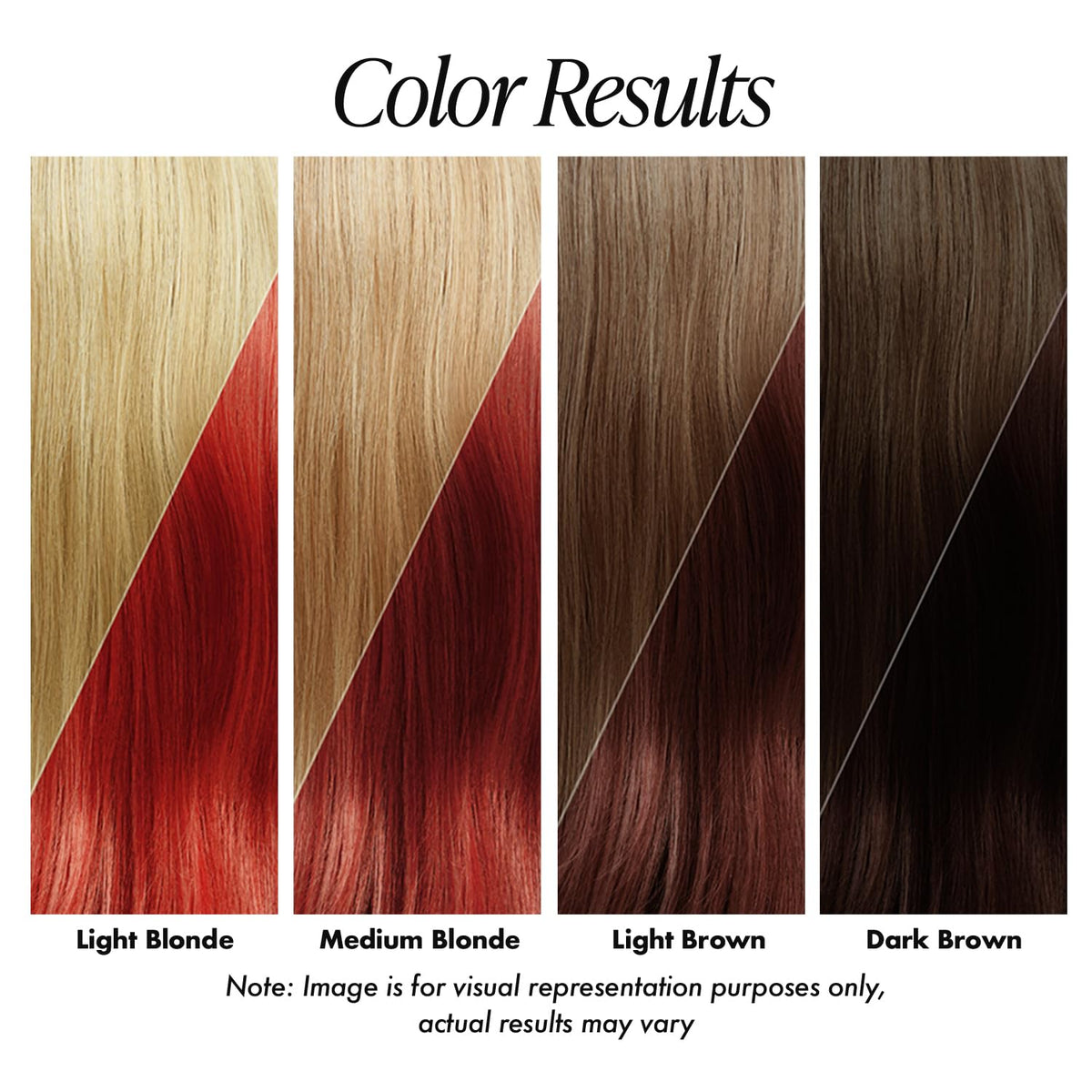Adore Semi Permanent Hair Colour 060 Truly Red application on hair