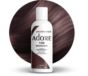 Adore Semi Permanent Hair Colour 106 Mahogany front view