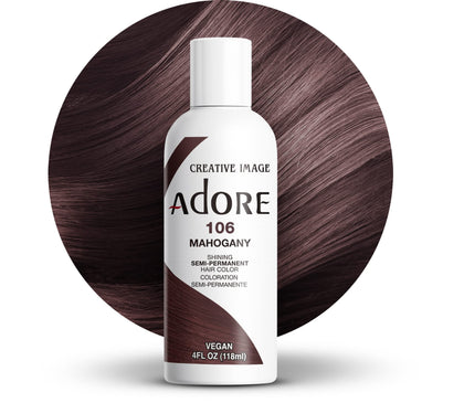 Adore Semi Permanent Hair Colour 106 Mahogany front view