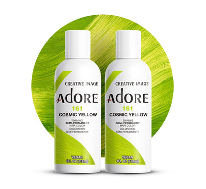Adore Semi Permanent Hair Colour Cosmic Yellow front view