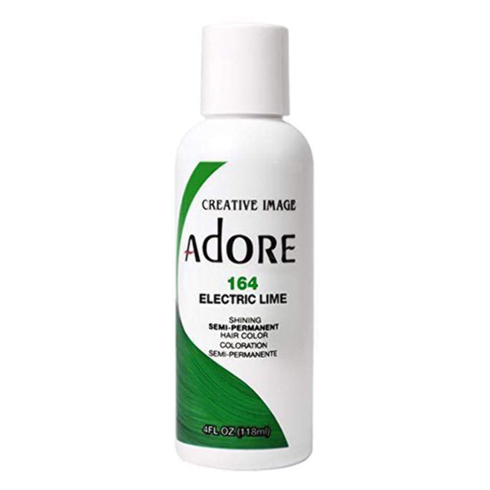 Adore Semi Permanent Hair Colour Electric Lime 4 Fl Oz front view