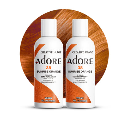 Adore Semi Permanent Hair Colour Sunrise Orange 4 Fl Oz front view