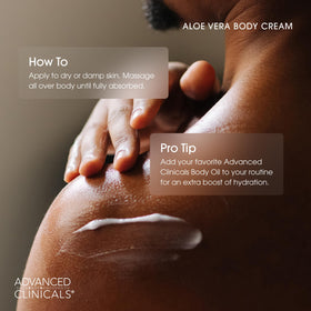 Advanced Clinicals Aloe Vera Lotion 16oz packaging
