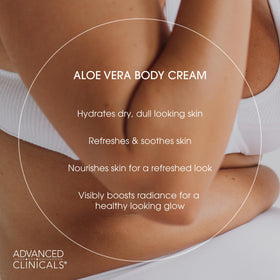 Advanced Clinicals Aloe Vera Lotion 16oz texture close-up