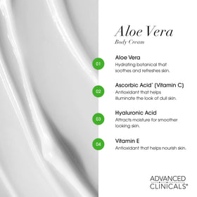 Advanced Clinicals Aloe Vera Lotion 16oz with olive oil and vitamin E