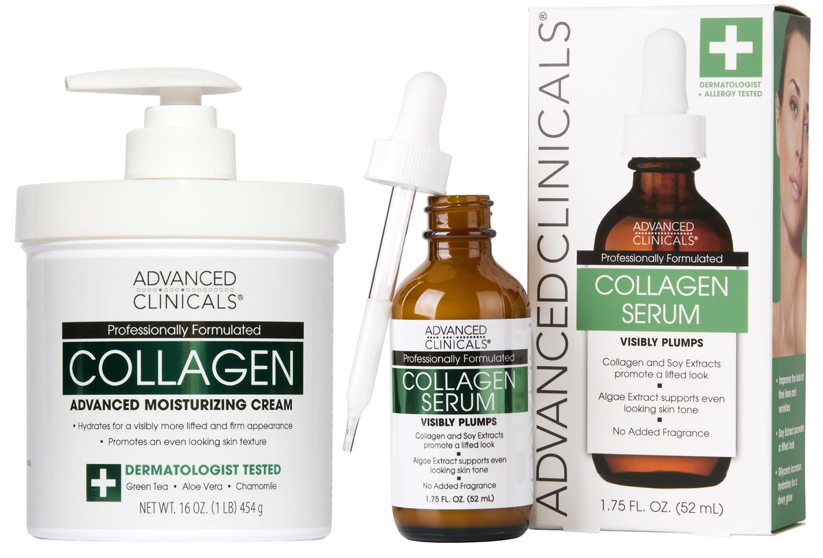 Advanced Clinicals Collagen Body Cream front view