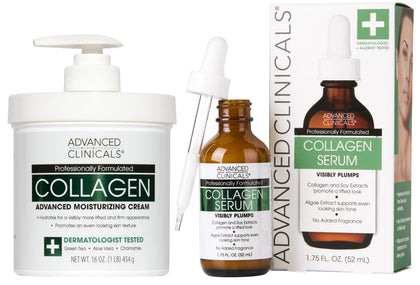 Advanced Clinicals Collagen Body Cream front view