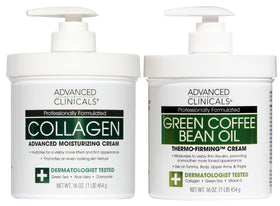 Advanced Clinicals Collagen Body Cream front view with packaging