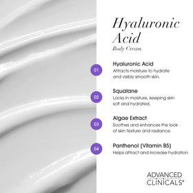 Advanced Clinicals Collagen Peptides Body Lotion on a bathroom shelf