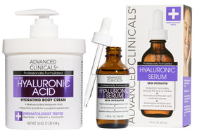 Advanced Clinicals Hyaluronic Acid Moisturiser Body Cream front view