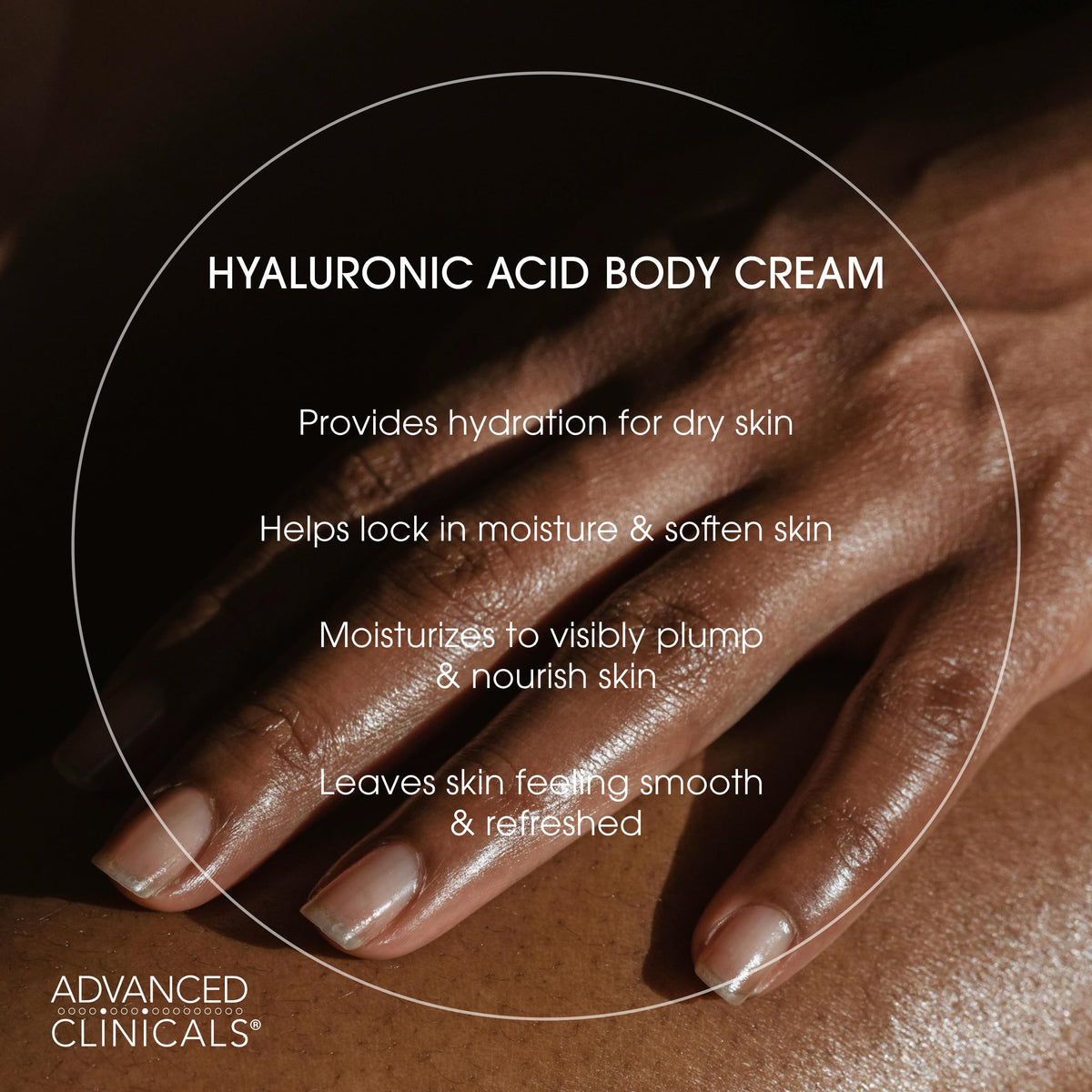 Advanced Clinicals Hyaluronic Acid Moisturiser with travel size