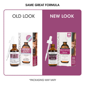 Advanced Clinicals Multi Peptides Serum with skincare products