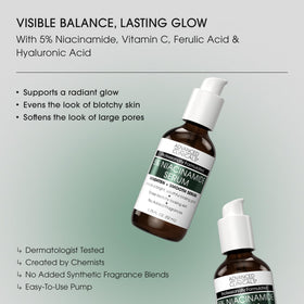Advanced Clinicals Niacinamide Serum 5% bottle side view