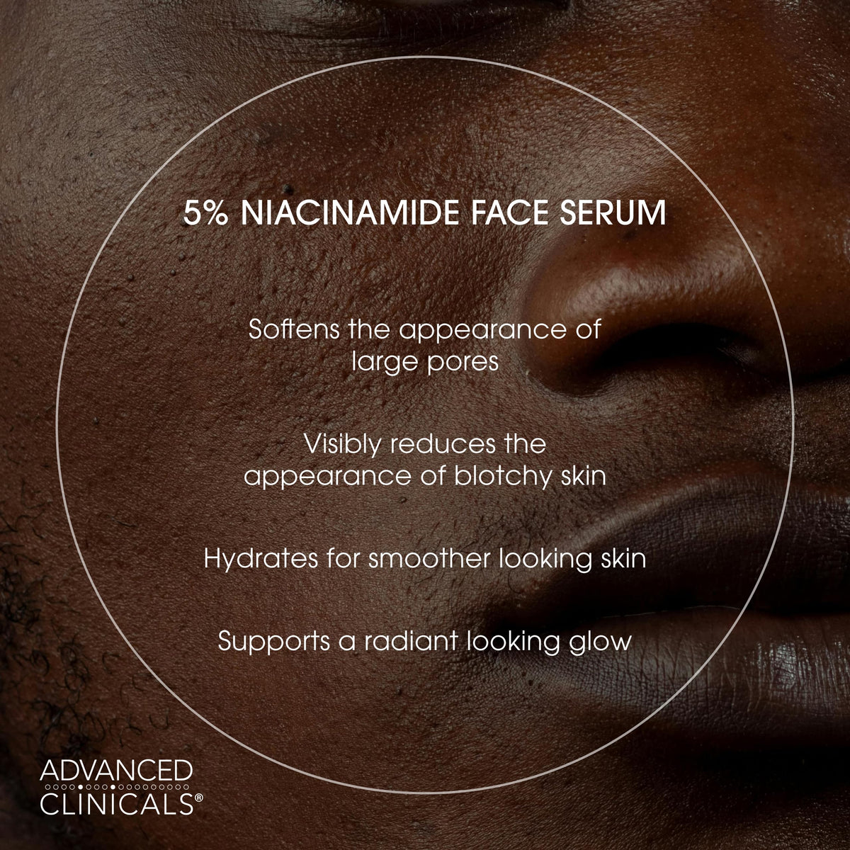 Advanced Clinicals Niacinamide Serum 5% with packaging