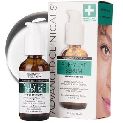 Advanced Clinicals Puffy Eye Serum 1.75 Fl Oz front view