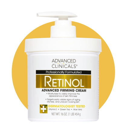 Advanced Clinicals Retinol Body Lotion 16 Ounce front view