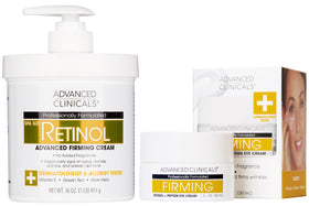 Advanced Clinicals Retinol Body Lotion and Eye Cream set front view
